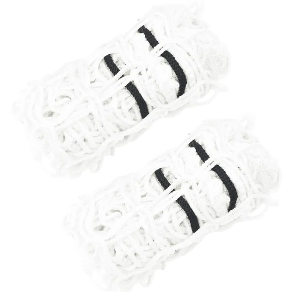 VIDAXL - Filets à foin 2 pcs rond blanc 100x100 cm pp