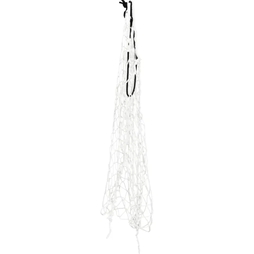 VIDAXL - Filets à foin 2 pcs rond blanc 100x100 cm pp