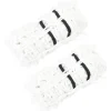 VIDAXL - Filets à foin 2 pcs rond blanc 75x75 cm pp