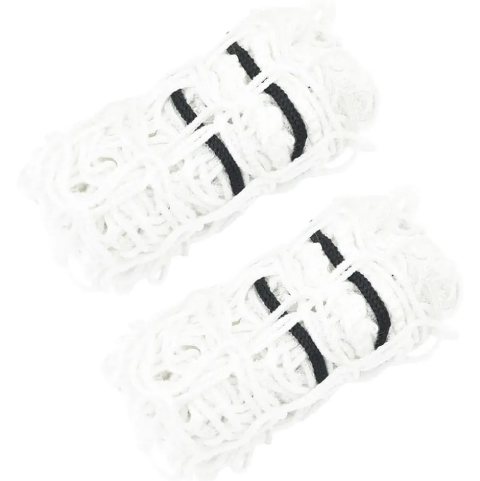 VIDAXL - Filets à foin 2 pcs rond blanc 75x75 cm pp