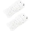 VIDAXL - Filets à foin 2 pcs rectangulaire blanc 90x60 cm pp