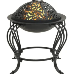 VIDAXL - Foyer avec tisonnier 49 cm acier