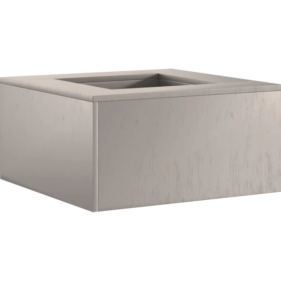 VIDAXL - Foyer carré 60x60x30 cm en acier résistant aux intempéries
