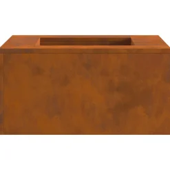 VIDAXL - Foyer carré 60x60x30 cm en acier résistant aux intempéries