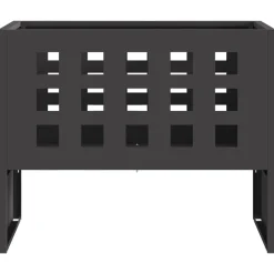 VIDAXL - Foyer rectangulaire noir 50x30x40 cm acier