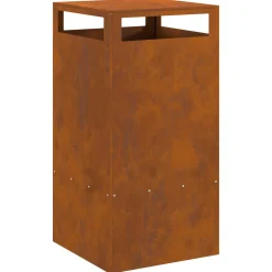 VIDAXL - Foyer 50x50x100 cm en acier résistant aux intempéries