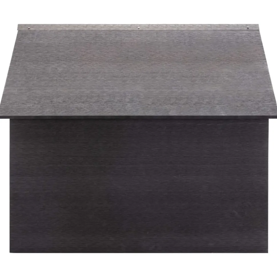 VIDAXL - Garage pour tondeuse à gazon gris 80x80x70 cm wpc
