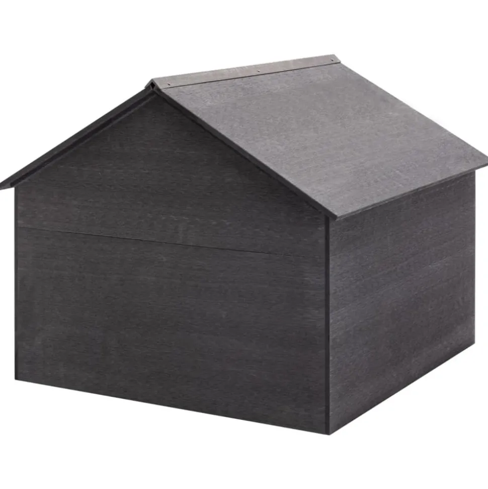 VIDAXL - Garage pour tondeuse à gazon gris 80x80x70 cm wpc