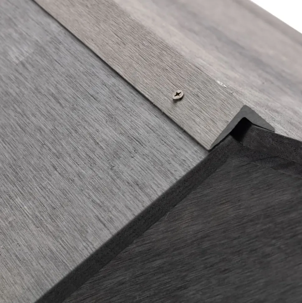 VIDAXL - Garage pour tondeuse à gazon gris 80x80x70 cm wpc