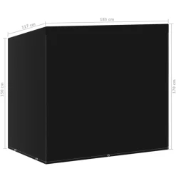VIDAXL - Housse de balancelle 6 艙illets 185x117x170 cm