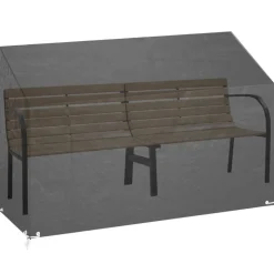VIDAXL - Housse de banc de jardin 8 艙illets 190x70x70/88 cm polyéthylène