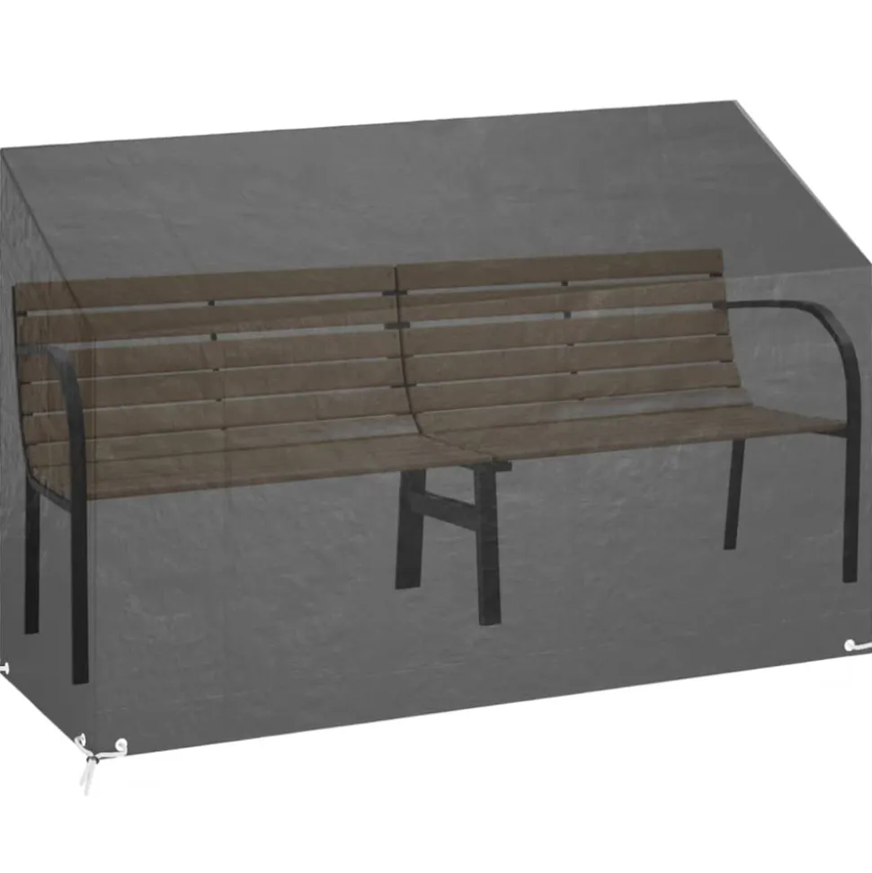 VIDAXL - Housse de banc de jardin 8 艙illets 190x70x70/88 cm polyéthylène