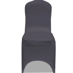 VIDAXL - Housse de chaise extensible 6 pcs anthracite