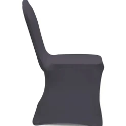 VIDAXL - Housse de chaise extensible 6 pcs anthracite