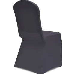 VIDAXL - Housse de chaise extensible 6 pcs anthracite