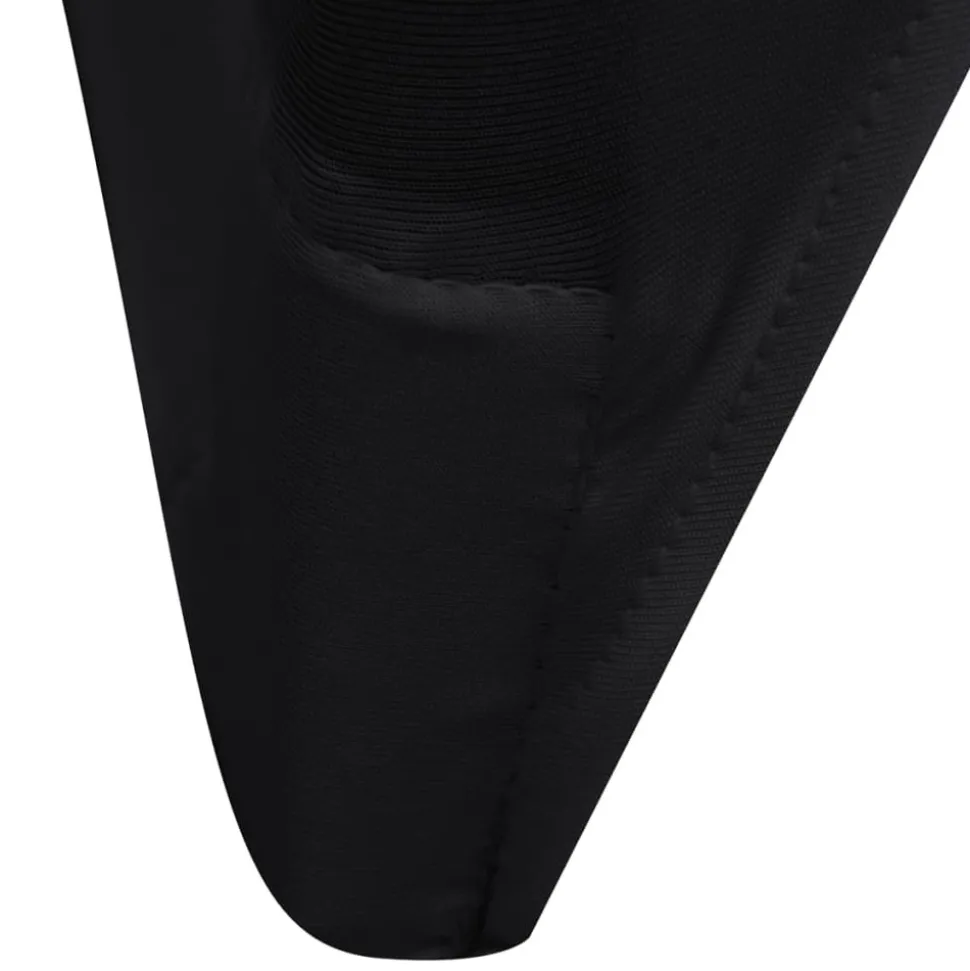 VIDAXL - Housse de chaise extensible 4 pcs noir