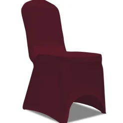 VIDAXL - Housse de chaise extensible 100 pcs bordeaux