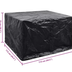 VIDAXL - Housse de salon de jardin 8 艙illets 113x113x73 cm