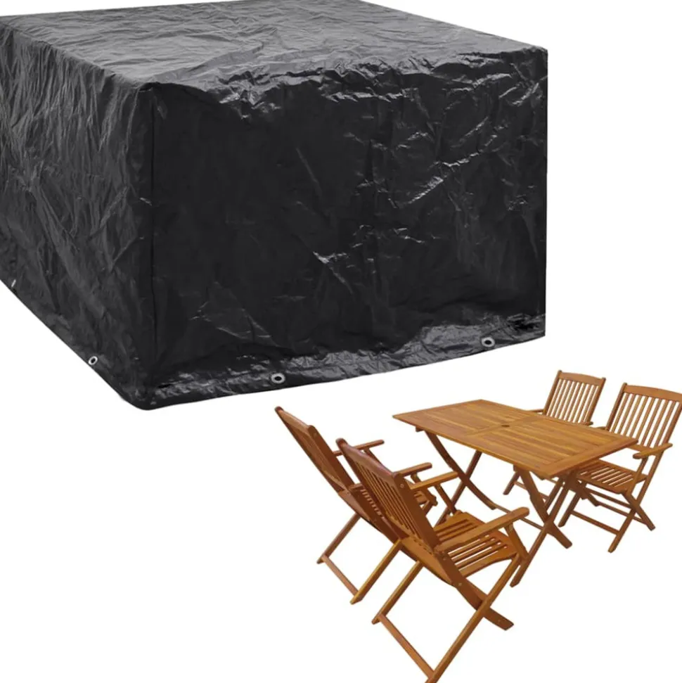 VIDAXL - Housse de salon de jardin 8 艙illets 122x112x98 cm