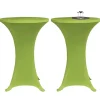 VIDAXL - Housse de table extensible 2 pcs 60 cm verte