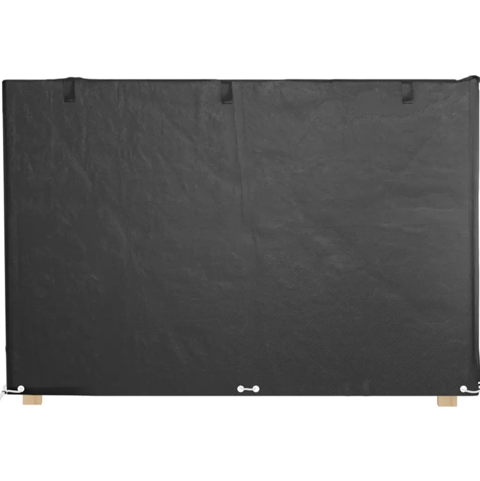 VIDAXL - Housses de balancelle 2 pcs 12 艙illets 215x150x130/150 cm pe