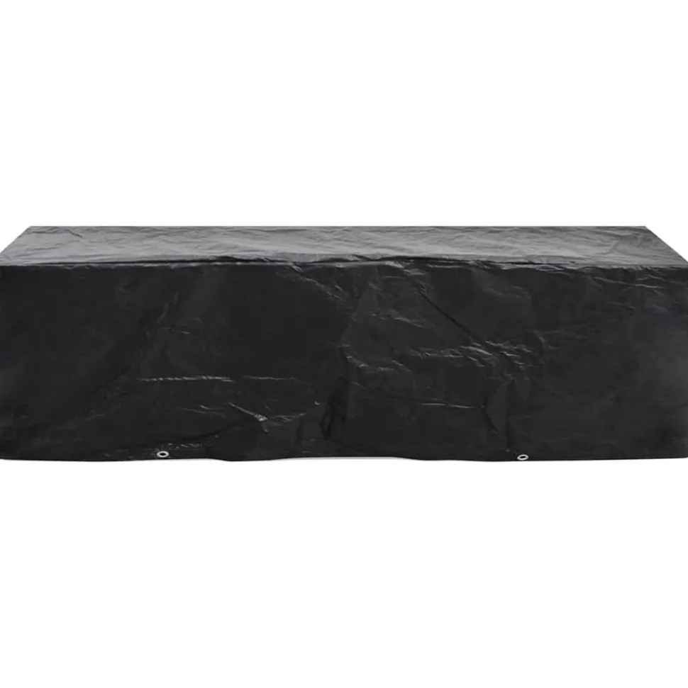 VIDAXL - Housses de chaise de jardin 8 艙illets 2 pcs 218 x 77 x 55 cm