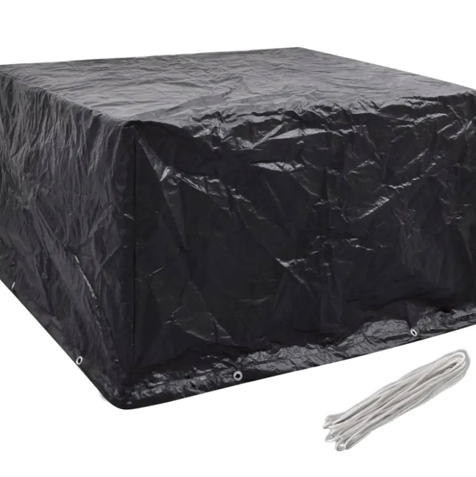 VIDAXL - Housses de salon de jardin 2 pcs 8 艙illets 135x135x90 cm