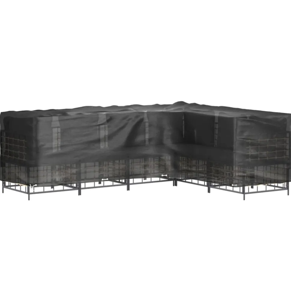 VIDAXL - Housses de salon de jardin en forme de l 2 pcs 16 艙illets