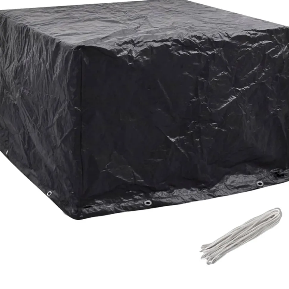VIDAXL - Housses de salon de jardin 2 pcs 8 艙illets 122x112x98 cm