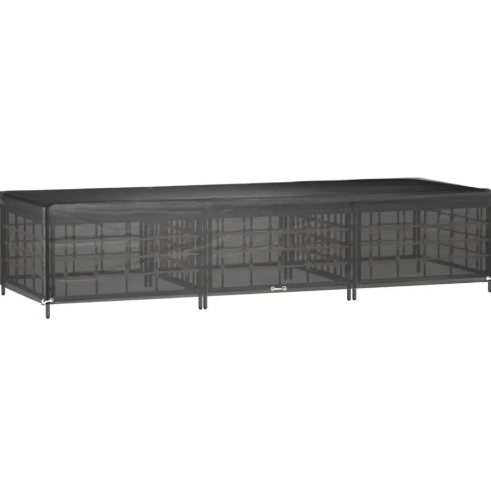 VIDAXL - Housses pour chaise longue 2 pcs 12 艙illets 205x75x40 cm pe