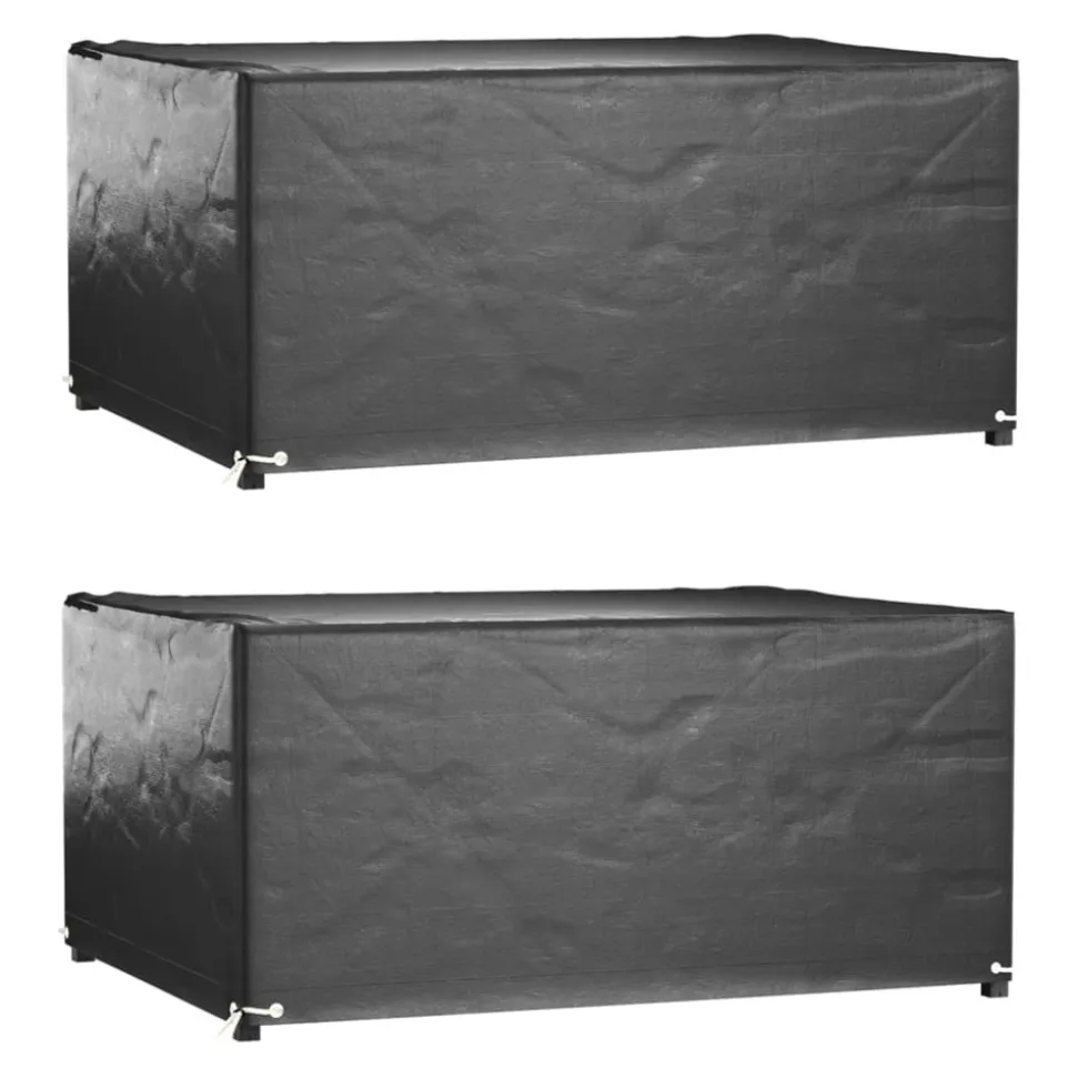 VIDAXL - Housses salon de jardin2pcs 8艙illets 180x135x80cm rectangulaire