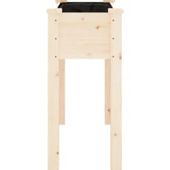 VIDAXL - Jardinière avec doublure 71x37x76 cm bois massif de sapin