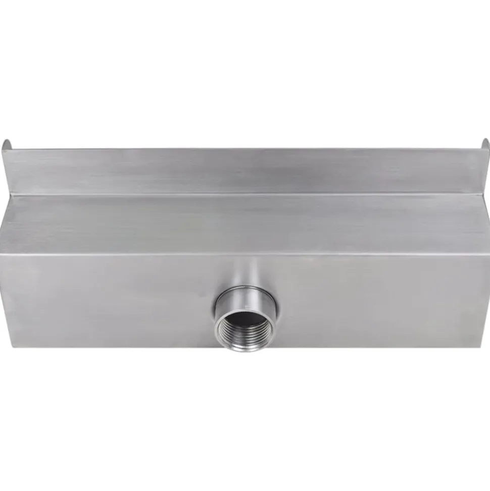 VIDAXL - Lame d'eau rectangulaire 30 cm acier inoxydable pour piscine