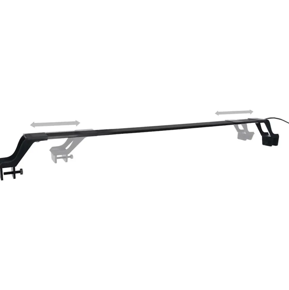 VIDAXL - Lampe à led d'aquarium avec pinces 75-90 cm bleu et blanc