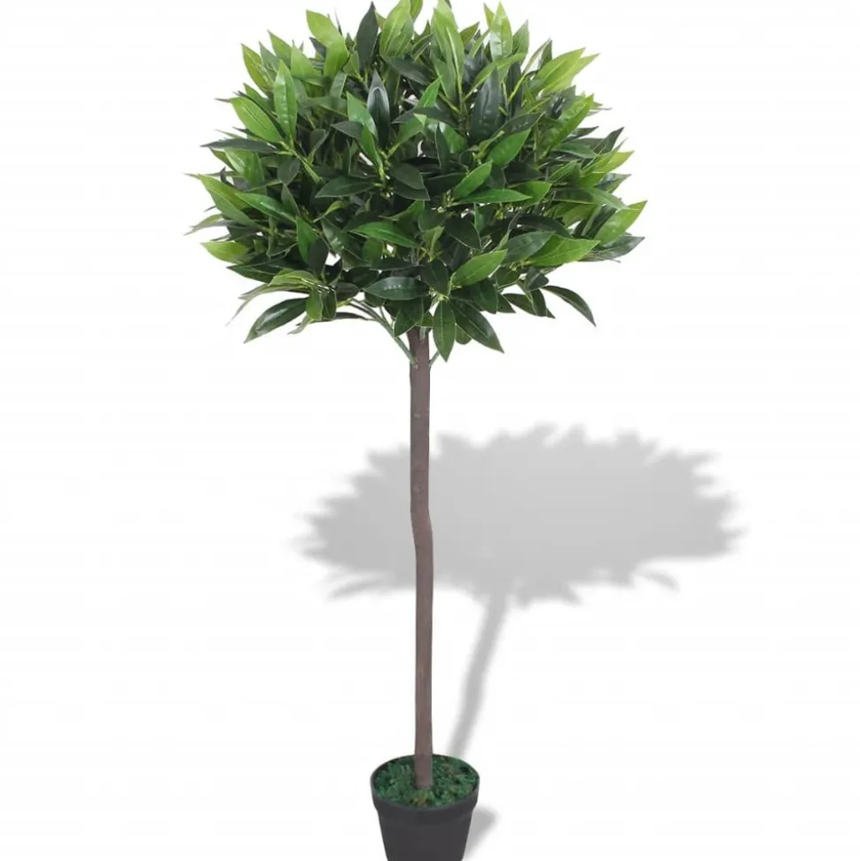 VIDAXL - Laurier artificiel avec pot 125 cm vert