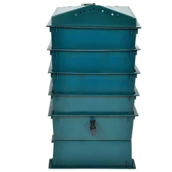VIDAXL - Lombricomposteur 4 plateaux 42 x 42 x 60 cm