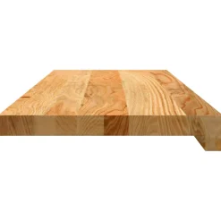 VIDAXL - Marches d'escalier 2 pcs marron clair 70x30x2 cm chêne massif