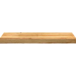 VIDAXL - Marches d'escalier 4 pcs marron clair 70x30x2 cm chêne massif