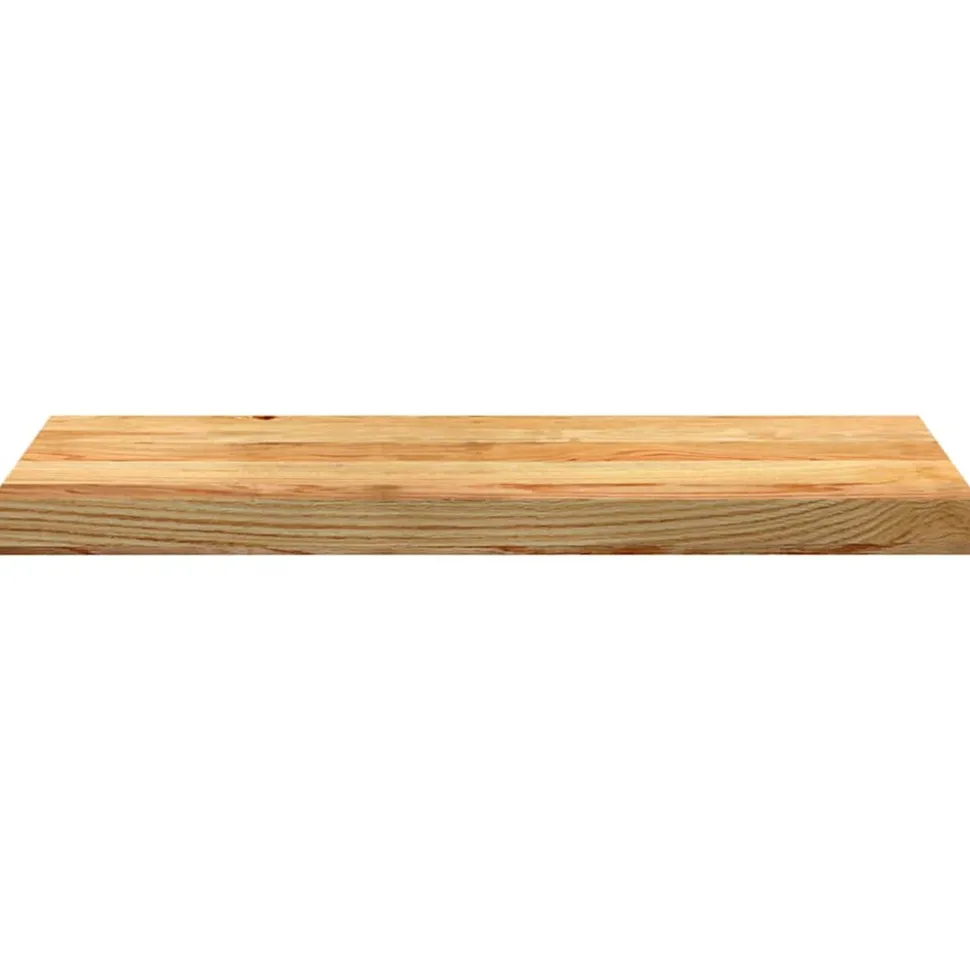 VIDAXL - Marches d'escalier 8 pcs marron clair 70x30x2 cm chêne massif
