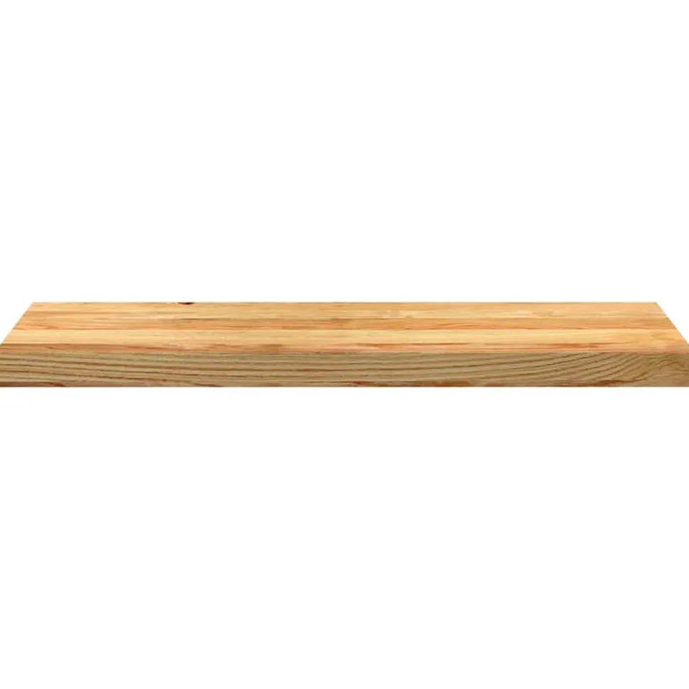 VIDAXL - Marches d'escalier 8 pcs marron clair 80x25x2 cm chêne massif