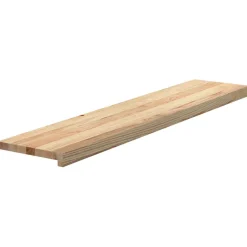 VIDAXL - Marches d'escalier 2 pcs non traité bois de chêne massif