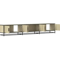 VIDAXL - Meuble tv chêne sonoma 240x35x41 cm bois d'ingénierie