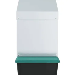 VIDAXL - Nichoir à poules1 compartiment, fixation murale, acier galvanisé