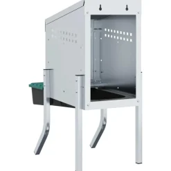 VIDAXL - Nichoir à poules1 compartiment avec pieds en acier galvanisé