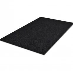 VIDAXL - Paillasson noir pvc 90 x 150 cm