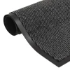 VIDAXL - Paillasson rectangulaire 40 x 60 cm anthracite