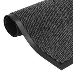 VIDAXL - Paillasson rectangulaire 80 x 120 cm anthracite