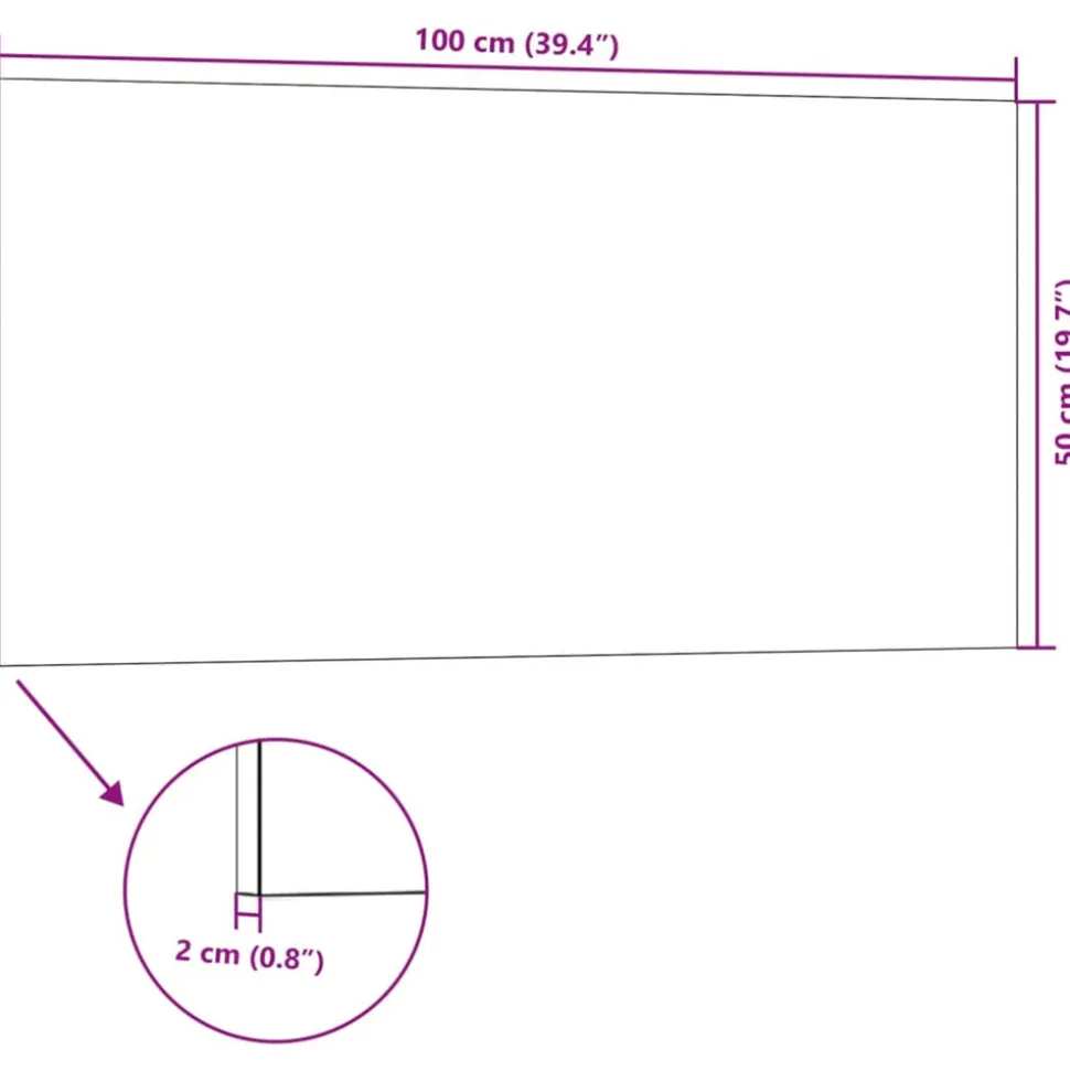 VIDAXL - Panneaux muraux 3d 10 pcs marron 100x50 cm eps