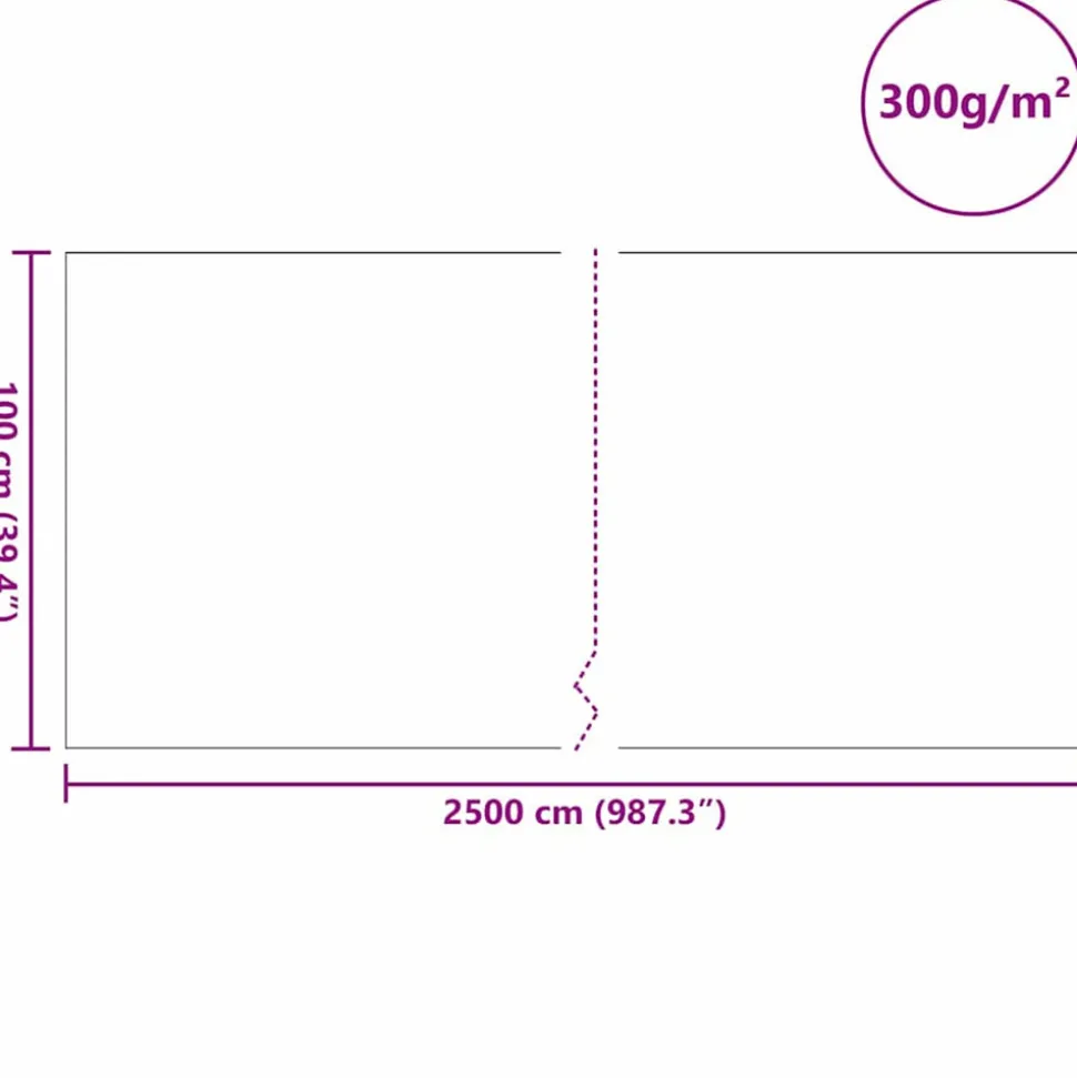VIDAXL - Polaire pour piscine gris 1 x 25 m polyester et coton