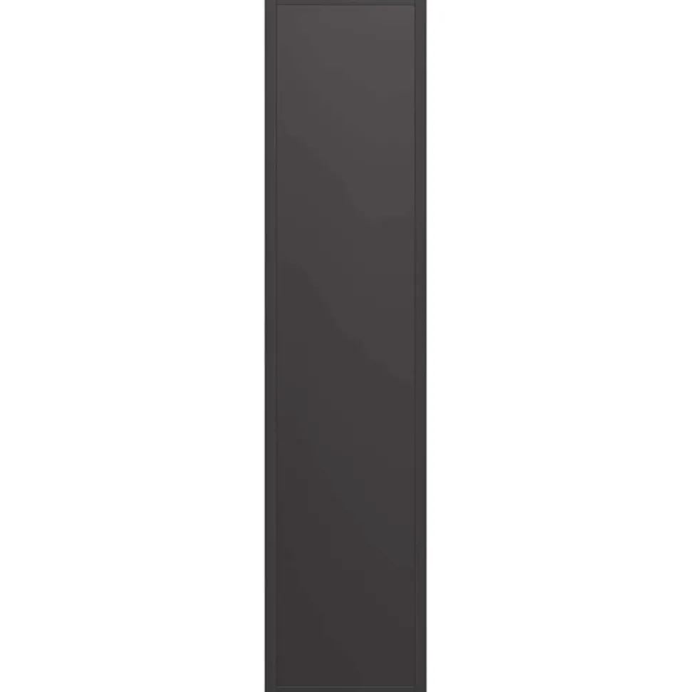 VIDAXL - Portant de bois chauffage noir 50x23x100 cm